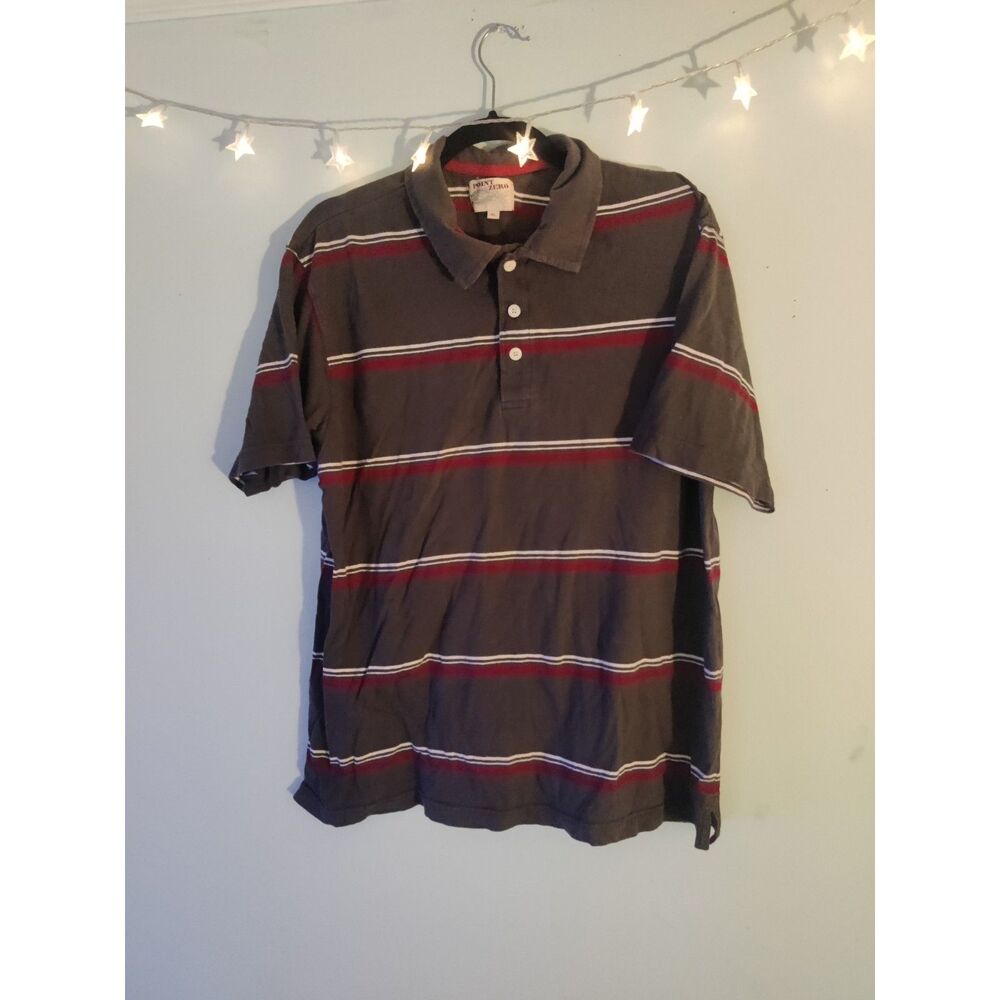 Point Zero Vintage Boy's XL Striped Polo Tshirt